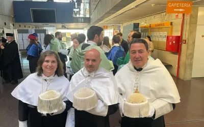 Con la Decana de Bellas Artes